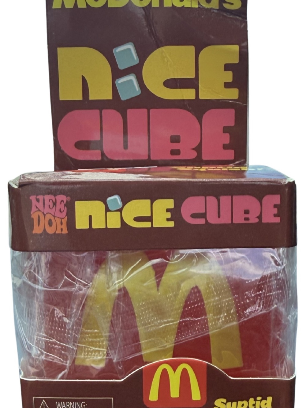 RARE NeeDoh McDonald's Nice Cube Square Squishy